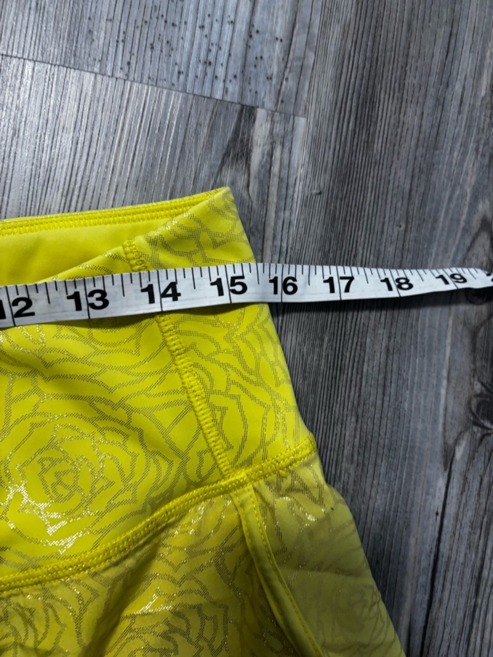 Crowned Athletics Yellow Floral Skort Skirt Athletic Tennis Workout XL - Picture 8 of 9